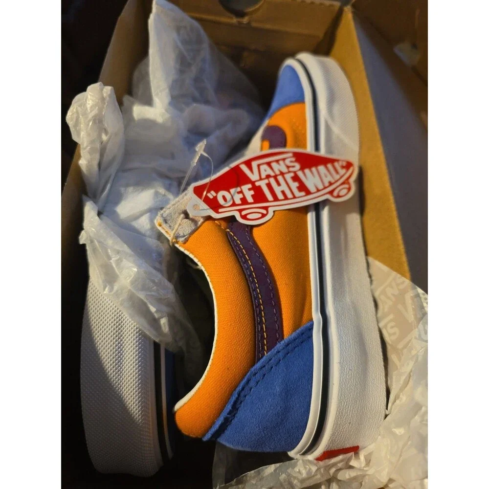 Marigold/ Purple/  New Vans In Box Size 3.5M 5W